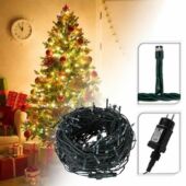 Kép 1/5 -  120 LED-es fényfüzér színes, 15 méter