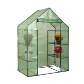 Kép 3/7 - Mobil melegház polcokkal 197x143x73 cm