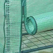 Kép 5/7 - Mobil melegház polcokkal 197x143x73 cm