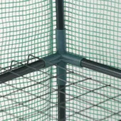 Kép 7/7 - Mobil melegház polcokkal 197x143x73 cm