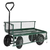 Kép 2/5 - Fém kerti kézikocsi, 300 kg teherbírással