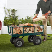 Kép 5/5 - Fém kerti kézikocsi, 300 kg teherbírással