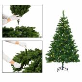 Kép 1/6 - Nordmann műfenyő 210 cm, 1000 ág, ajándék fenyő illatosítóval