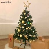 Kép 6/6 - Nordmann műfenyő 120 cm, 230 ág, ajándék fenyő illatosítóval