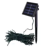 Kép 7/8 - 100 LED-es napelemes kerti fényfüzér, színes, 10 m