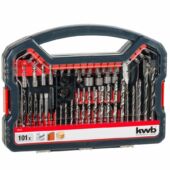 Kép 1/4 - KWB POWER-BOX STANDARD bit, fúrószár klt. (101db-os)