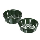 Kép 1/4 - Nature Virághagyma ültető tálca, 3 db, 7,5 x D26 cm, fekete