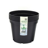 Kép 4/4 - Nature Polipropilén virágcserép, 5 db,2 l, 13,1 x D16,5 cm, fekete