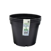 Kép 4/4 - Nature Polipropilén virágcserép, 3 db, 4 l, 17 x D21 cm, fekete
