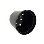 Kép 2/4 - Nature Polipropilén virágcserép, 1 db, 7,5 l, 21 x D26 cm, fekete