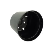 Kép 2/4 - Nature Polipropilén virágcserép, 1 db, 10 l, 22 x D28,4 cm, fekete