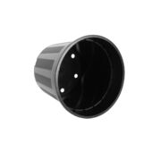 Kép 2/4 - Nature Polipropilén beltéri virágcserép, 4 db, 2,2 l, 15,4 x D17 cm, fekete
