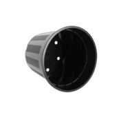 Kép 2/4 - Nature Polipropilén beltéri virágcserép, 3 db, 3,1 l, 17,1 x D19 cm, fekete