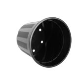 Kép 2/4 - Nature Polipropilén beltéri virágcserép, 1 db, 6,3 l, 21,5 x D24 cm, fekete