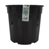 Kép 4/4 - Nature Polipropilén beltéri virágcserép, 1 db, 10 l, 23,4 x D27 cm, fekete
