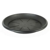 Kép 1/3 - Nature Polipropilén virágcserép alátét, M 3 x D23 cm, fekete
