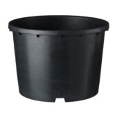 Kép 1/3 - Nature Polietilén virágcserép, 15 l, 25,5 x D32 cm, fekete