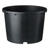 Kép 1/3 - Nature Polietilén virágcserép, 25 l, 27,5 x D38,5 cm, fekete