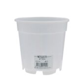 Kép 4/4 - Nature Áttetsző műanyag virágcserép, D12 cm,  áttetsző