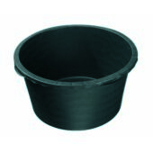 Kép 1/3 - Nature Polietilén virágcserép füles peremmel, 90 l, 36 x D69,5 cm, fekete