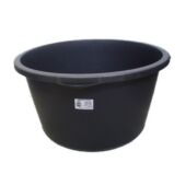 Kép 3/3 - Nature Polietilén virágcserép füles peremmel, 90 l, 36 x D69,5 cm, fekete