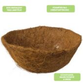 Kép 2/2 - Kókuszbetét előre kialakított lyukakkal 40 cm, 24 db/karton