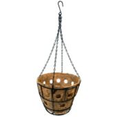 Kép 1/2 - Függőkosár előreformázott kókuszszőnyeggel 30x40cm, 5db/karton