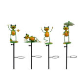 Kép 1/3 - Esőszintmérő - béka figura, 127 cm magas /20 db/állvány