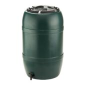 Kép 1/4 - Nature Műanyag esővízgyűjtő 120 l, 81 x D51 cm, zöld