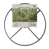 Nature Virágtartó gyűrűk, 3 db, D40 cm, zöld