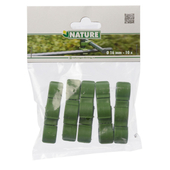 Nature Műanyag klipsz karók összekapcsolásához, 10 db, D16 mm, zöld