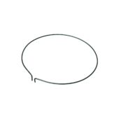 Kép 1/3 - Nature Műanyag bevonatú kerek virágtámasz, D40 cm x D4,5 mm, zöld