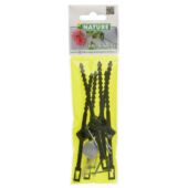 Kép 3/3 - Nature Műanyag futónövény rögzítő, 6 db, D24/45 mm, zöld