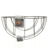 Kép 4/4 - Nature Függőkosár kerek, 16 x D30 cm, antracitszürke