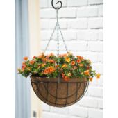 Kép 2/4 - Nature Függőkosár kerek, 17 x D35 cm, antracitszürke