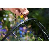 Kép 3/4 - Nature Lakkozott lánc függőkosárhoz, 45 cm, fekete