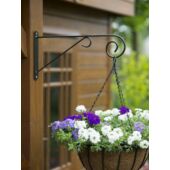 Kép 2/4 - Nature Fali virágtartó konzol, 25 x 48 cm, antracitszürke