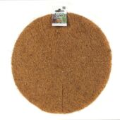 Kép 7/7 - Nature Hold alakú lapos kókuszbélés 25 cm-es kosárhoz, D40 cm, barna