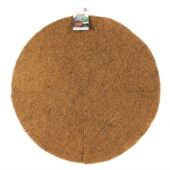 Kép 6/6 - Nature Hold alakú lapos kókuszbélés 35 cm-es kosárhoz, D55 cm, barna
