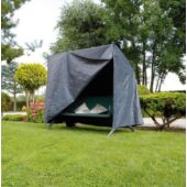 Kép 1/4 - Nature Kerti hintaszék takaró, 170 x 255 x 143 cm, grafitszürke