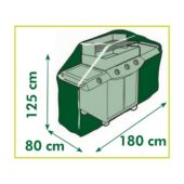 Kép 4/4 - Nature Kerti grillsütő takaró, 125 x 180 x 80 cm, grafitszürke
