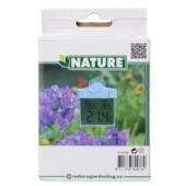 Kép 5/5 - Nature Digitális thermometer ablakra, 17 x 11 x 3,5 cm, fehér