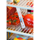 Kép 2/4 - Nature hőmérő hűtőszekrénybe, 16 x 2,4 x 1,5 cm, fehér