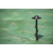 Kép 2/5 - Nature Műanyag rögzítőtüske talajtakaróhoz, 10 db, 20 cm, fekete