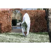 Kép 3/5 - Nature Téli takarófólia cipzárral, 200 x 236 cm, D150 cm, fehér