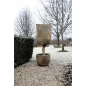 Kép 2/5 - Nature Juta növényvédő takaró zsák, 100 x 118 cm, D75 cm, barna