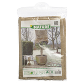 Kép 4/5 - Nature Juta növényvédő takaró zsák, 100 x 118 cm, D75 cm, barna