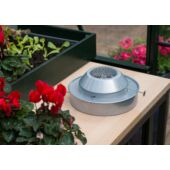 Kép 3/7 - Nature horganyzott fűtőtest melegházakhoz M 13 x Ø 21 cm