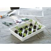 Kép 2/2 - Nature csíráztató tálca tető nélkül, fehér, 6x37,5x24cm