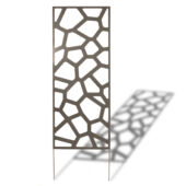 Kép 1/8 - Nortene Deco Panel Stone fém panel, kő motívummal 60x150 cm